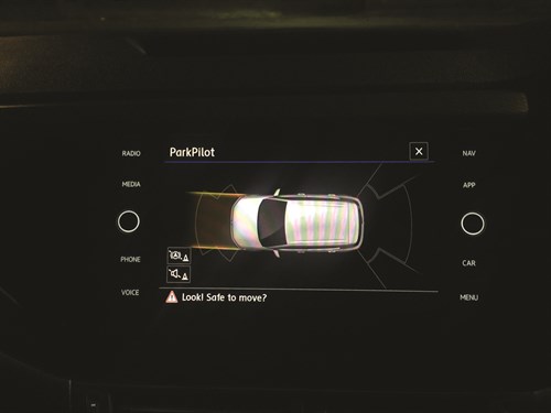 LTT VW T-Cross - Driver Display Safe To Move?